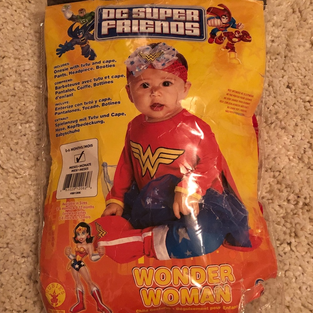 Infant Wonder Woman costume 0-6 months